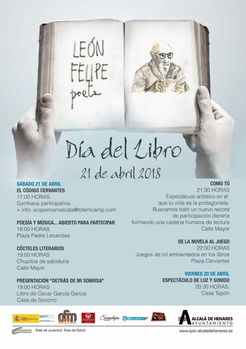📰 Alcalá de Henares se llenará de literatura y actividades de calle 

Este fin de semana, previo a la entrega del #PremioCervantes el lunes, 23 de abril 📚🎉

🔗 ayto-alcaladehenares.es/portalAlcala/c…