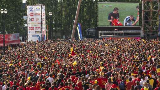 RadioContact's tweet photo. #Football : Pas d'écran géant pendant la Coupe du Monde à Bruxelles-ville et Ixelles. Par contre ce sera le cas à Molenbeek et Jette @FalqueGautier #DiablesRouges https://t.co/h6ELL3Q5XK