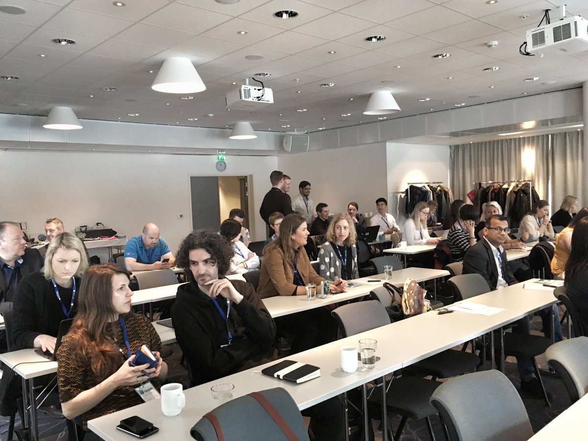 GeoEnvTech's tweet photo. We are in Ålesund, Norway 🇳🇴 at the @CircularOcean conference discussing about  use of waste fishing net materials in creating new business opportunities and practices for better management of marine plastics
➡ https://t.co/OFJbItFjD4
#H2020 #circularocean https://t.co/JIUcUwJJCs