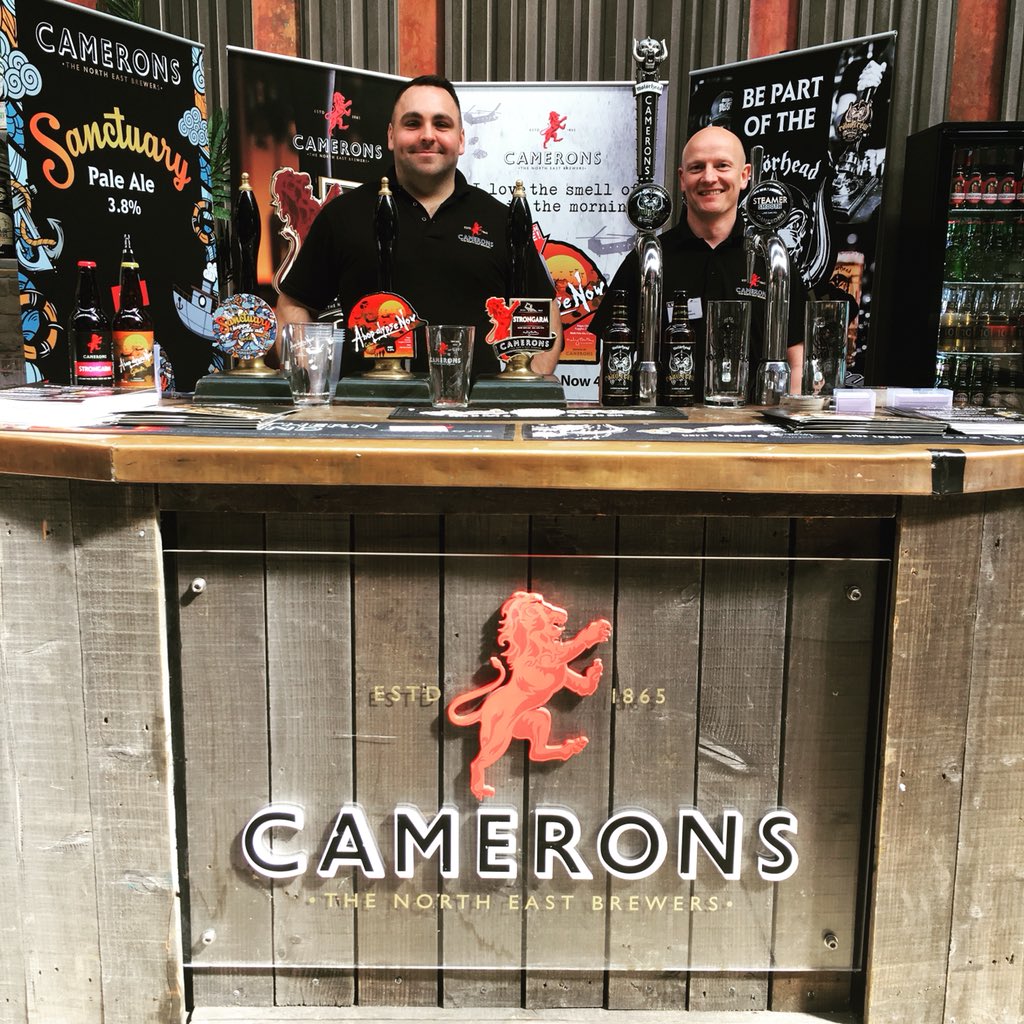 We are attending the <a href="/LWCLimited/">Lwclimited</a>  Tradeshow today at the <a href="/BoilerShopNCL/">Boiler Shop</a> Newcastle today with some tasty offers on our cask &amp; keg range 🍻 #camerons #cameronsbrewery #tradeshow #beer #cask