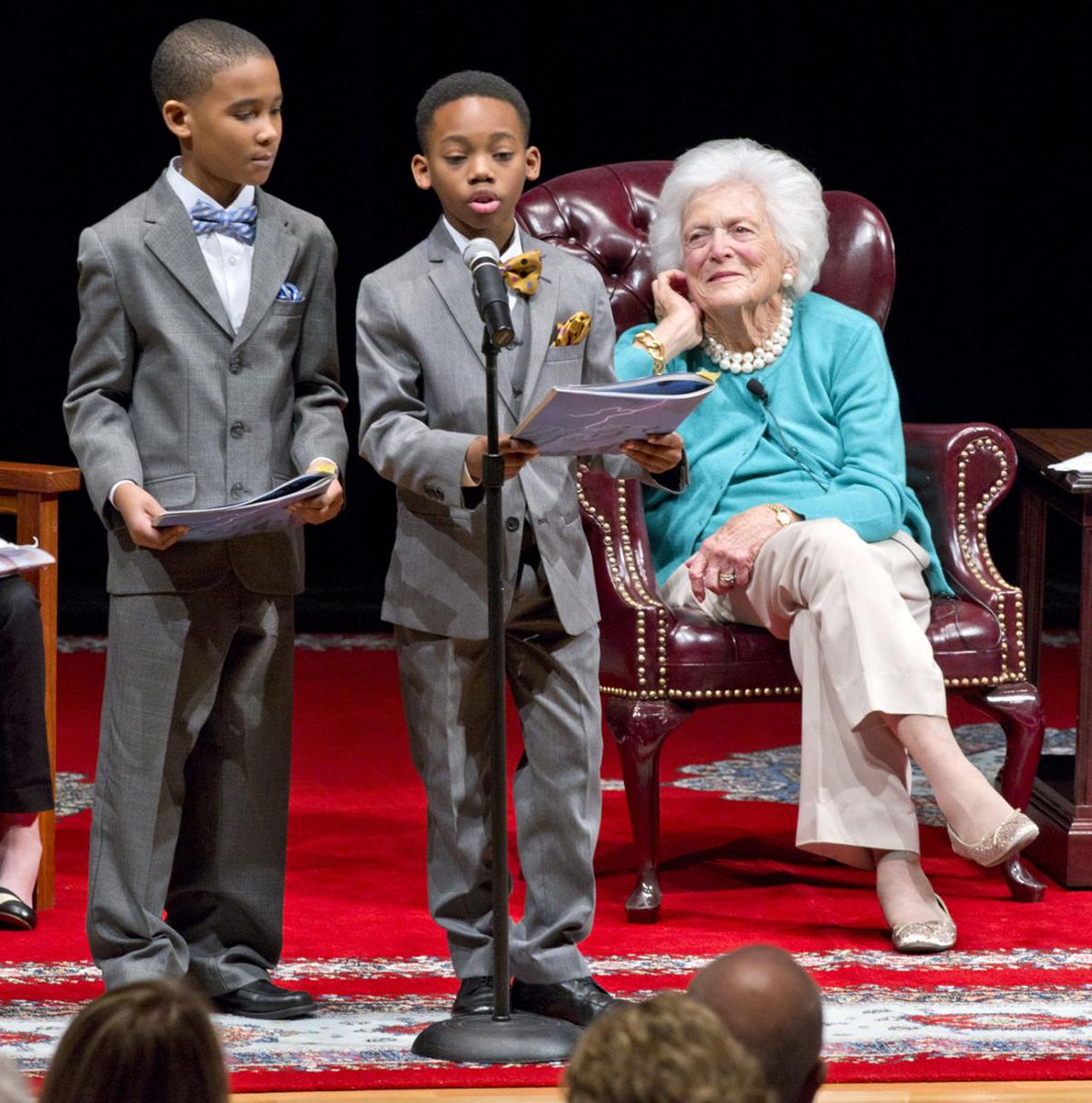 Remembering Barbara Bush and her tireless efforts to promote Youth #Literacy.