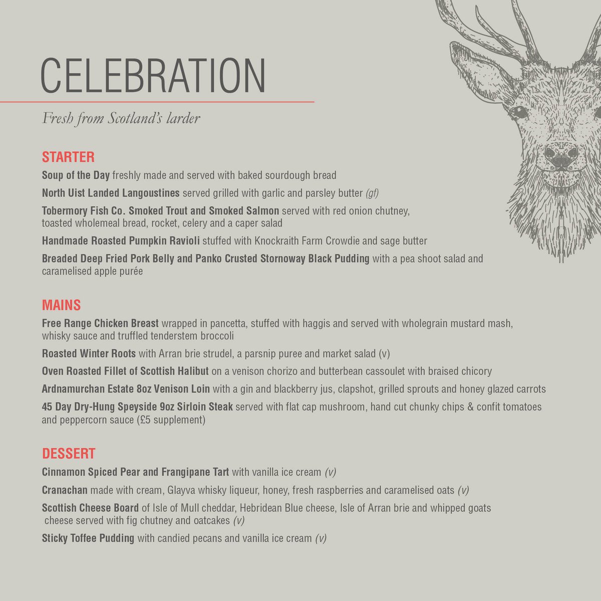 Planning a special occasion? Take a peek at our celebration menu... Keep your eyes peeled for our graduations menu which we're imminently about to release. 
#celebrations #VisitScotland #ArdnamurchanGlasgow