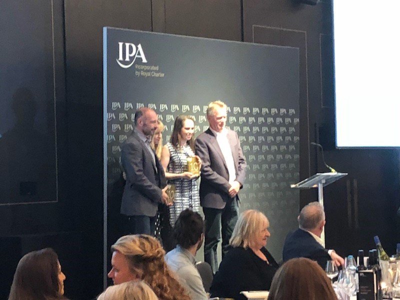 HL_Rob's tweet photo. @Hunterlodge are one of only two agencies to receive a special mention @The_IPA Gold Reception for achieving Gold CPD status for ten years in a row! @The_IPA @SarahGoldingLDN https://t.co/UyDPvmIJMn