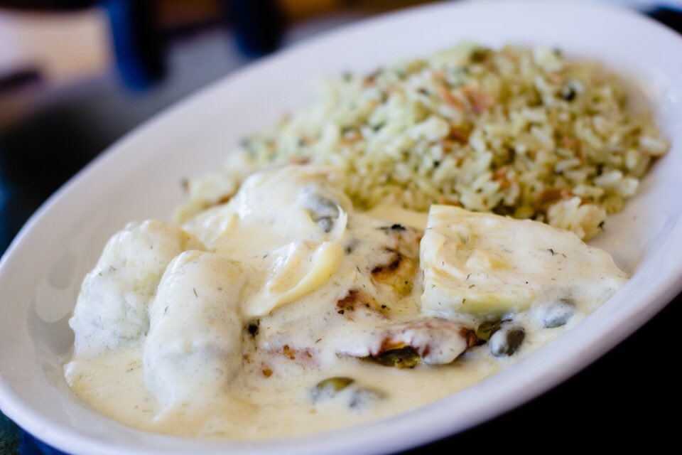 YamasJax's tweet photo. Wednesday Lunch Special Available 11 am - 3 pm $8.99 Chicken Artichoke with Spinach Leek Rice #lunchspecial https://t.co/C0nDOVOFHR