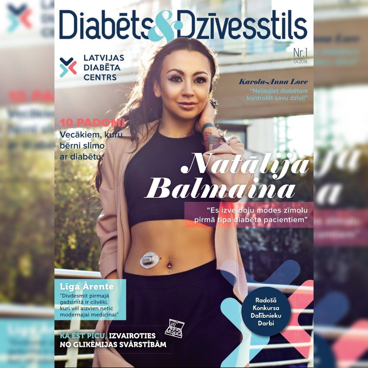 realmissbalmain's tweet photo. I am #DELIGHTED to announce the publication of my #second #magazine #frontcover and second #foreignlanguage #interview! 

ThankYou to Diabēts &amp; Dzīvesstils magazine in #Latvia for this #beautiful #cover and #FABULOUS #article!! https://t.co/96wHHDjeQS