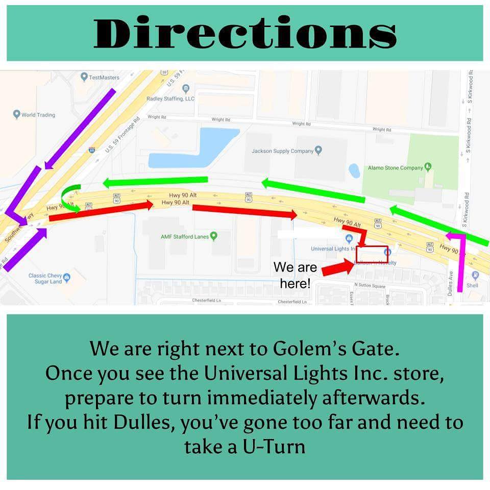 exitologyescape's tweet image. To make sure you make it here on time for your game, we&apos;ve put together this handy dandy directions picture. Hopefully it helps! If you find yourself lost, don&apos;t hesitate to call us and ask for help! &amp;gt;&amp;gt;&amp;gt;
 (281)-969-3939