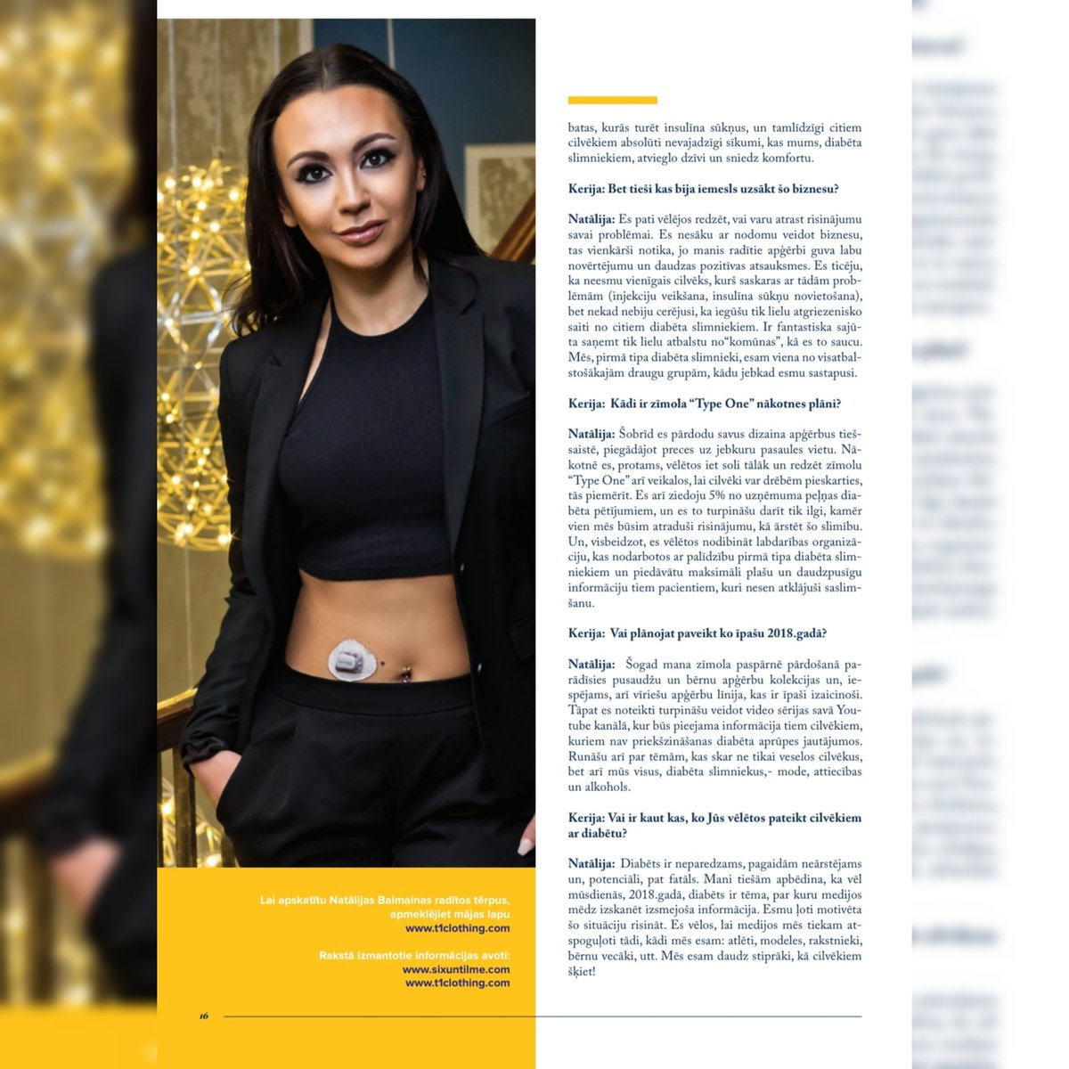 I am #DELIGHTED to announce the publication of my #second #magazine #frontcover and second #foreignlanguage #interview! 

ThankYou to Diabēts &amp; Dzīvesstils magazine in #Latvia for this #beautiful #cover and #FABULOUS #article!!