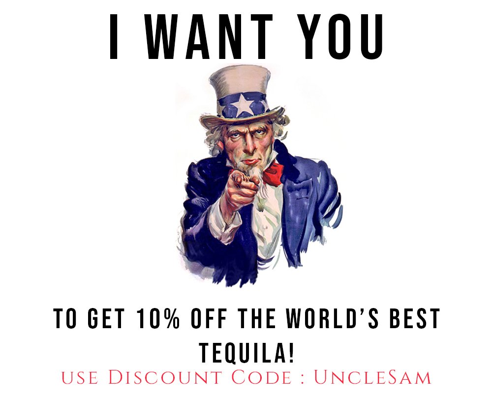 Your done with taxes, now have yourself some fine tequila! Take 10% off your next order when you use code: UNCLESAM. Head to shop.asombrosotequila.com to purchase! #Freeshipping