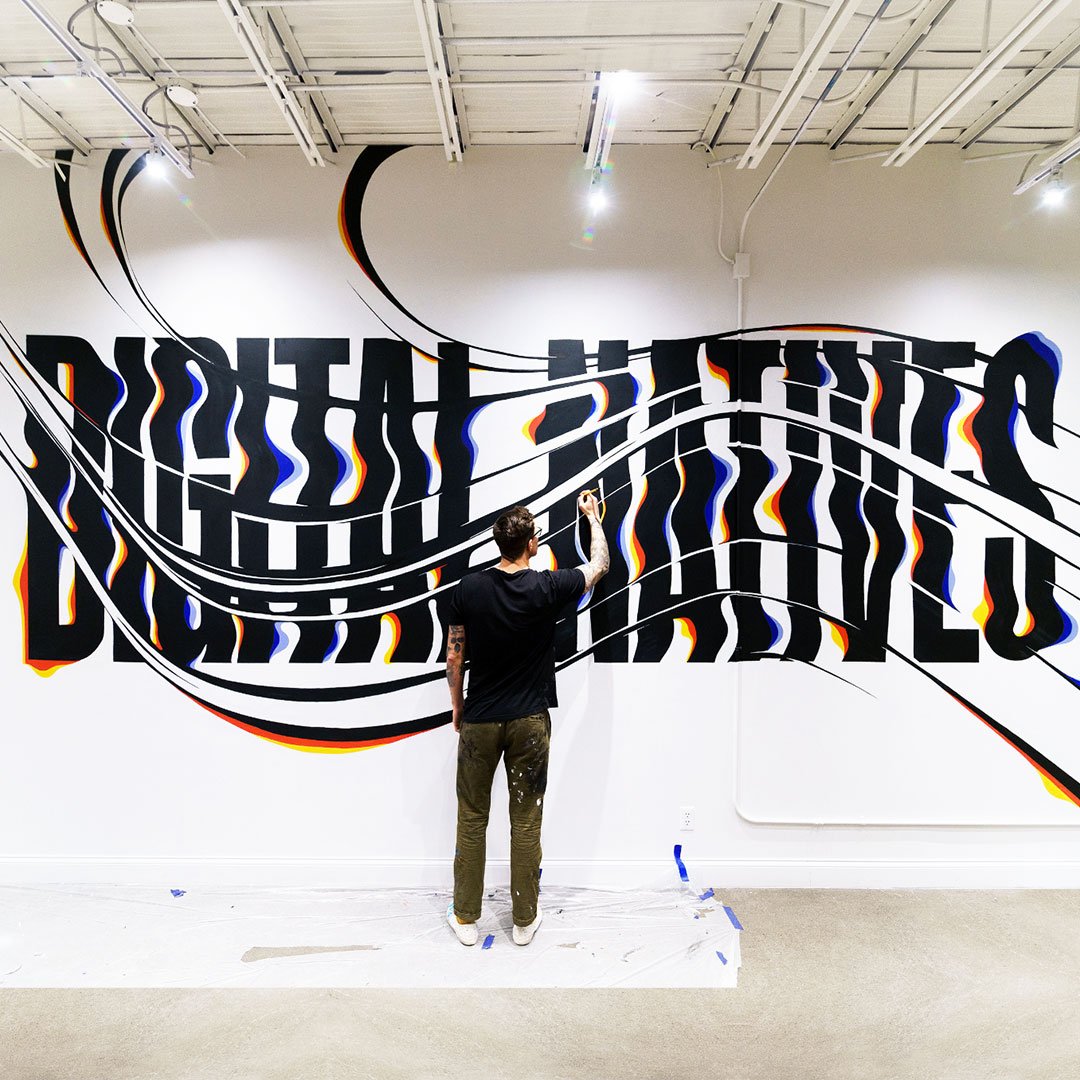 BrandNewCreativ's tweet image. At BNC we love surprising #lettering like this mural by designer and letterer Ben Johnston for Digital Natives.
#bncloves #bncprojects #typography #design #graphicdesign #WIP #GreatWork4GreatPeople #focused #digitalart
