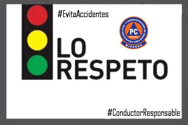 PCADMiranda's tweet photo. Respeta las señales de tránsito #PCMiranda #MirandaPreventiva #DesarrollandoCulturaPreventiva #MirandaMásSegura #EvitaAccidentes #ConductorResponsable https://t.co/KNaPOTz9Xx