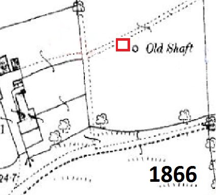 Geoinvestigate's tweet photo. Geoinvestigate #mineshaft and #sinkhole #HELPLINE assists caller with #deskstudy #siteinvestigation to locate old #ironstone #shaft in rear garden. #Mineentry is circular as shown by this accurate old 1866 map. Tune in tomorrow to see what was found below the surface. https://t.co/6H2CryWulZ
