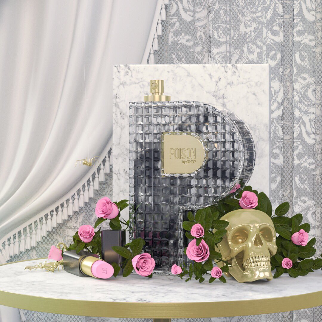 meloinfante's tweet photo. #36days_p Poison Perfume by OH37 available in stores near you, for passion that kills 
#36daysoftype05 #36daysoftype @36daysoftype 
#poison #perfume #fragance #typography #passion #digitalart #arnoldrender #3dillustration #3dart  #adobe #c4d #motiondesign #event @TypismCommunity https://t.co/lbmtwL85un