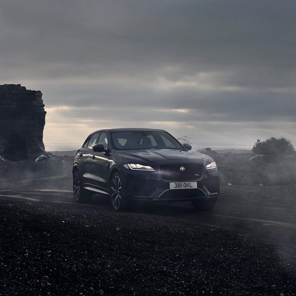 Power with precision, beauty with purpose. Show a dark side with F-PACE SVR, our most powerful performance SUV to date.