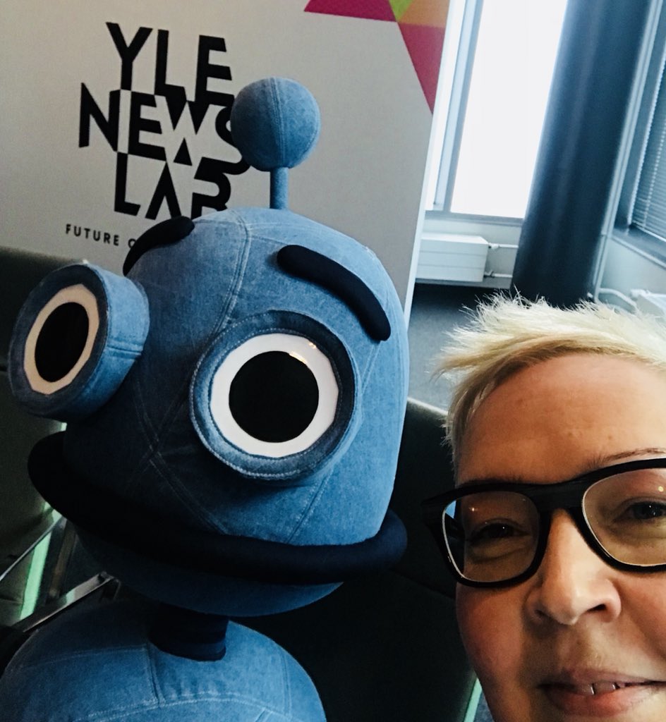 mirettekangas's tweet photo. Tässä se @voittorobotti on! #ylenewslab https://t.co/C0izmdKLCu