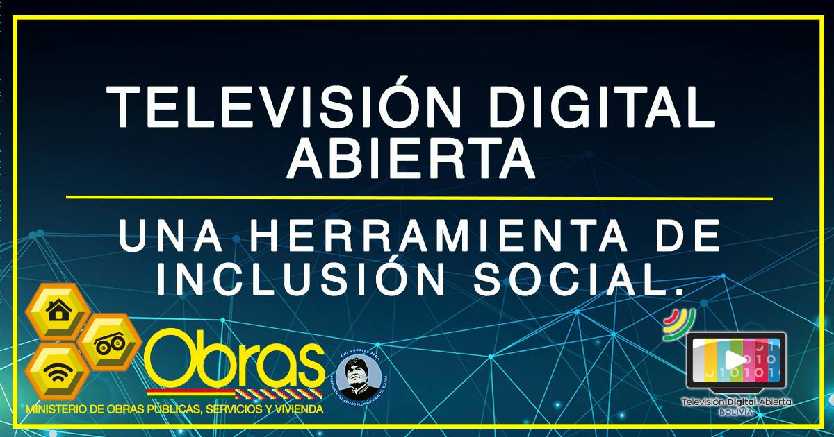 mopsv_Bolivia's tweet photo. La #TDABolivia es un proyecto concebido durante el gobierno de @evoespueblo cuyo objetivo es llevar, sin costo, el cambio de tecnología de televisión analógica a digital, a fin de brindar a las y los bolivianos, una televisión con una señal de mayor calidad. https://t.co/ISs8GmtyL0