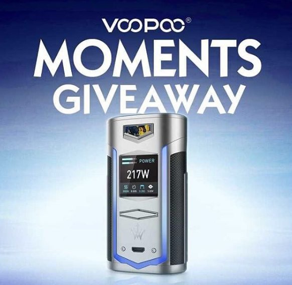 #RETWEET AND #FOLLOW 
Vape giveaway – Win an X217 from VooPoo
findmevape.com/vape-giveaway-…
#vapegiveaway #vapelife #vapeon #vapefam #vape #giveaway #competition #voopoo
Follow @voopootech <a href="/Findmevapes/">Find Me Vapes</a>