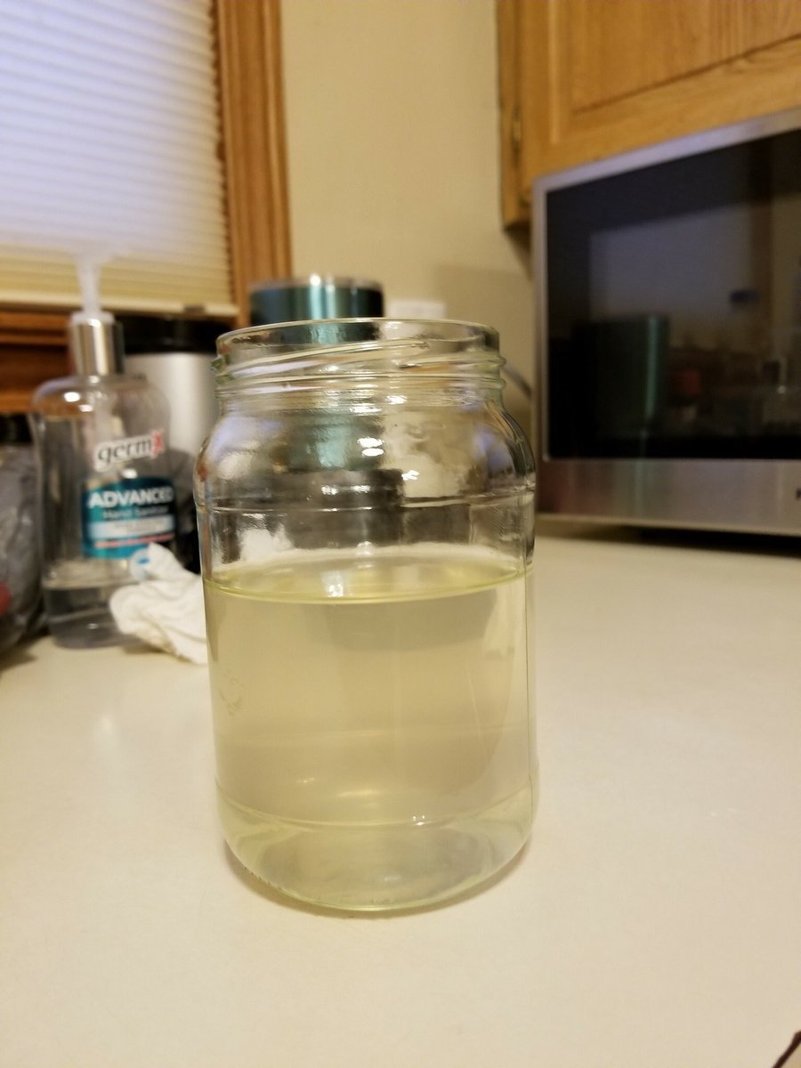 LittleMissFlint's tweet photo. Water from a cousin @kjcopeny home in #Flint fresh from the faucet https://t.co/Ekdux2g6yJ