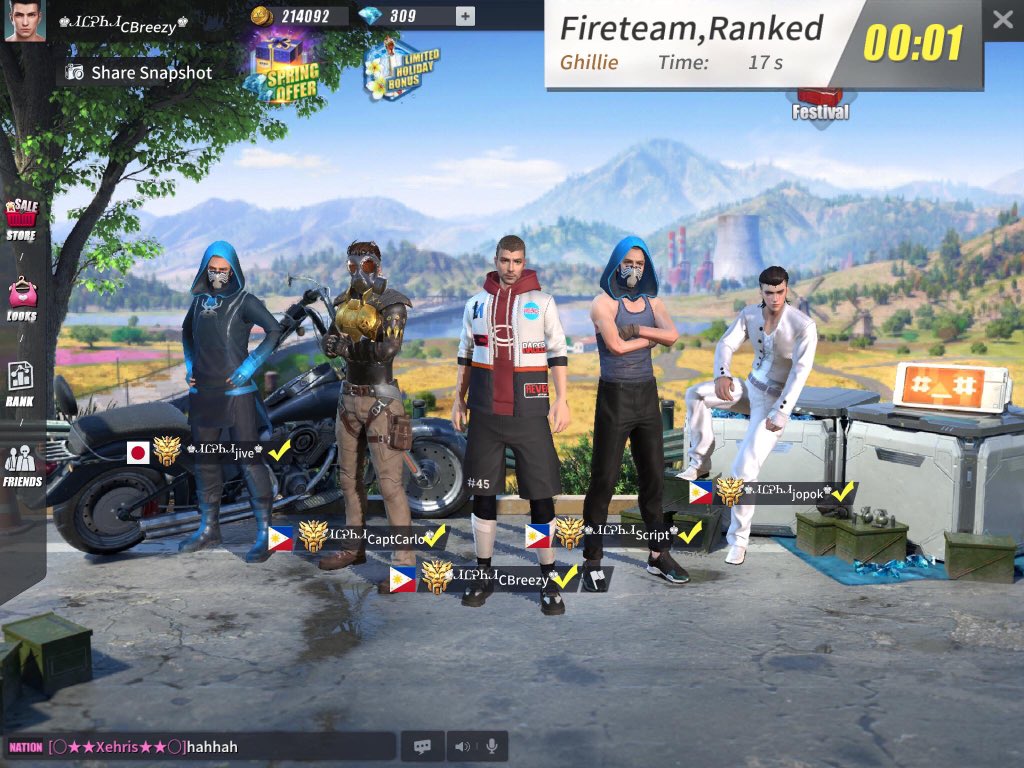 Chriispunzalan's tweet photo. GGWellPlayed Season 1 🦁💯nice one Fam!
#JapanServer🇯🇵🇯🇵🇯🇵
#TeamALPHA 🐺✨
#RulesOfSurvival 🔫
(Hataw next season 🇵🇭🔝) https://t.co/yP6o8aGdZd