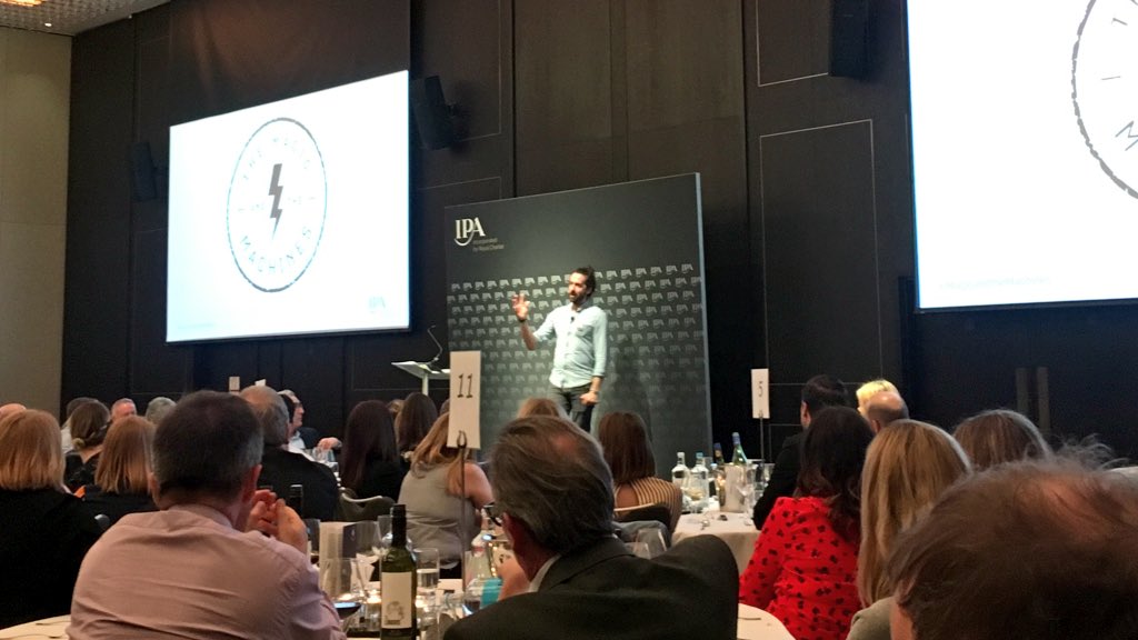 lauravipond's tweet photo. Fascinating view from @JamieJBartlett on why blockchain &amp; adtech coming together could save our industry in the wake of Cambridge Analytica #MagicandtheMachines https://t.co/koMAe1EV12