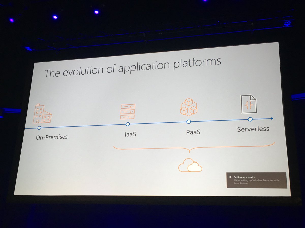 sweet_systems's tweet photo. And the last one: @AzureFunctions with @eduardolaureano. Let’s see how are the benefits to use them. #MSTechSummit https://t.co/UuMRFjFWAP
