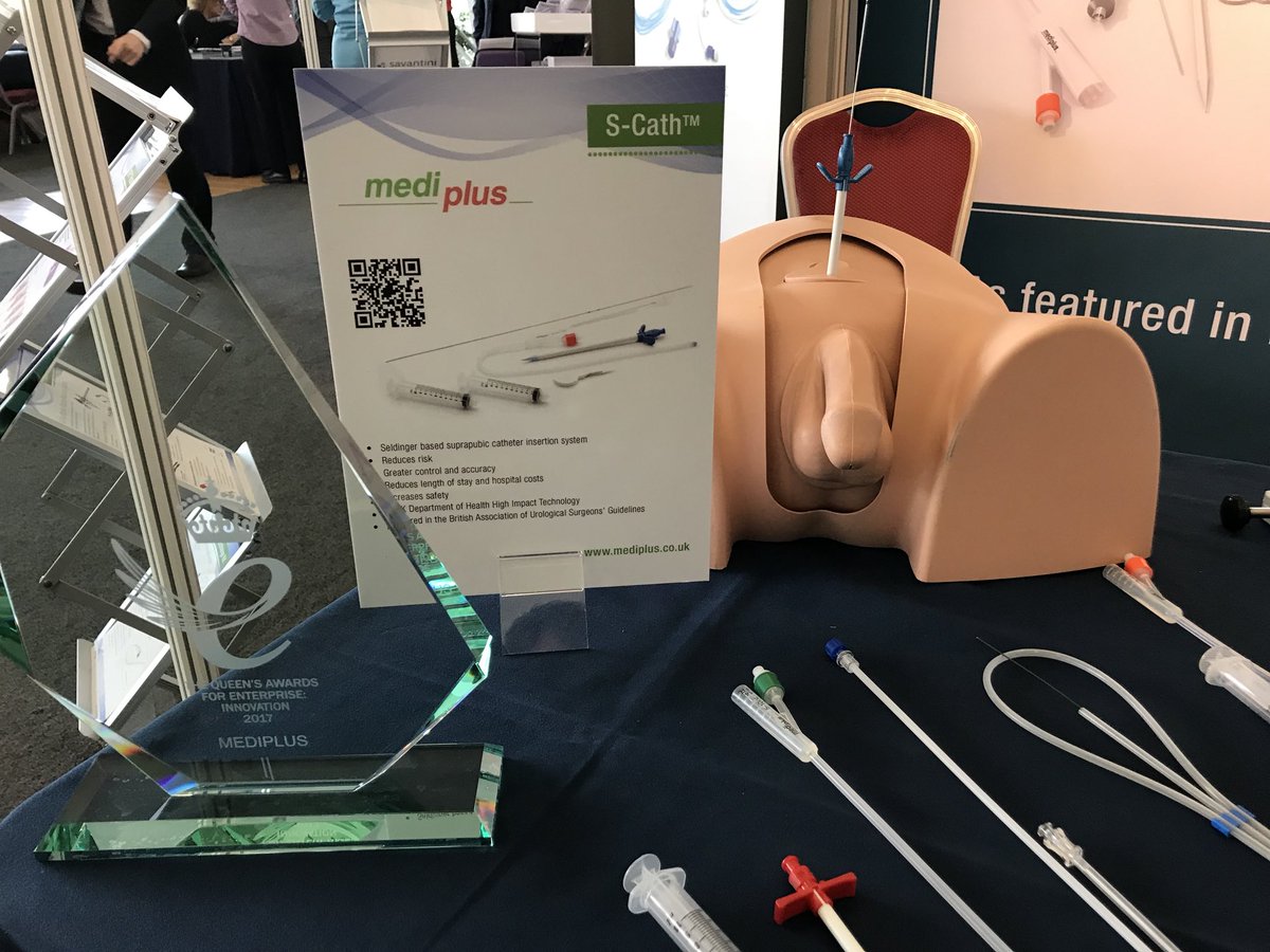 MediplusUrology's tweet photo. Our award winning Suprapubic Catheter is showcasing at The Pelvic Floor Summit. Come by and see why the S-Cath System is a Queens Award winner for innovation #PFSummit #UKCS #SuprapubicCatheter #SPC #QueensAward #Innovation #SCathSystem #SCath https://t.co/sFVSKE9J4r