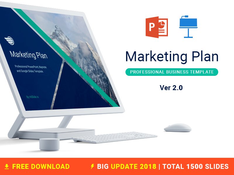🔥Big Update 2018. Marketing Plan PowerPoint and Keynote Template: 76 Unique Slides, 5 pre-made color, 16:9 and 4:3, full/ no animation. 🔗Free Download PowerPoint: goo.gl/NfN5TM 🔗Free Download Keynote: goo.gl/6Kavyz #free #freebies #business #marketing