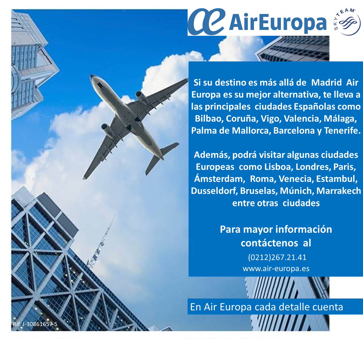 Condiciones de equipaje para viajar en Air Europa | Donde Viajar