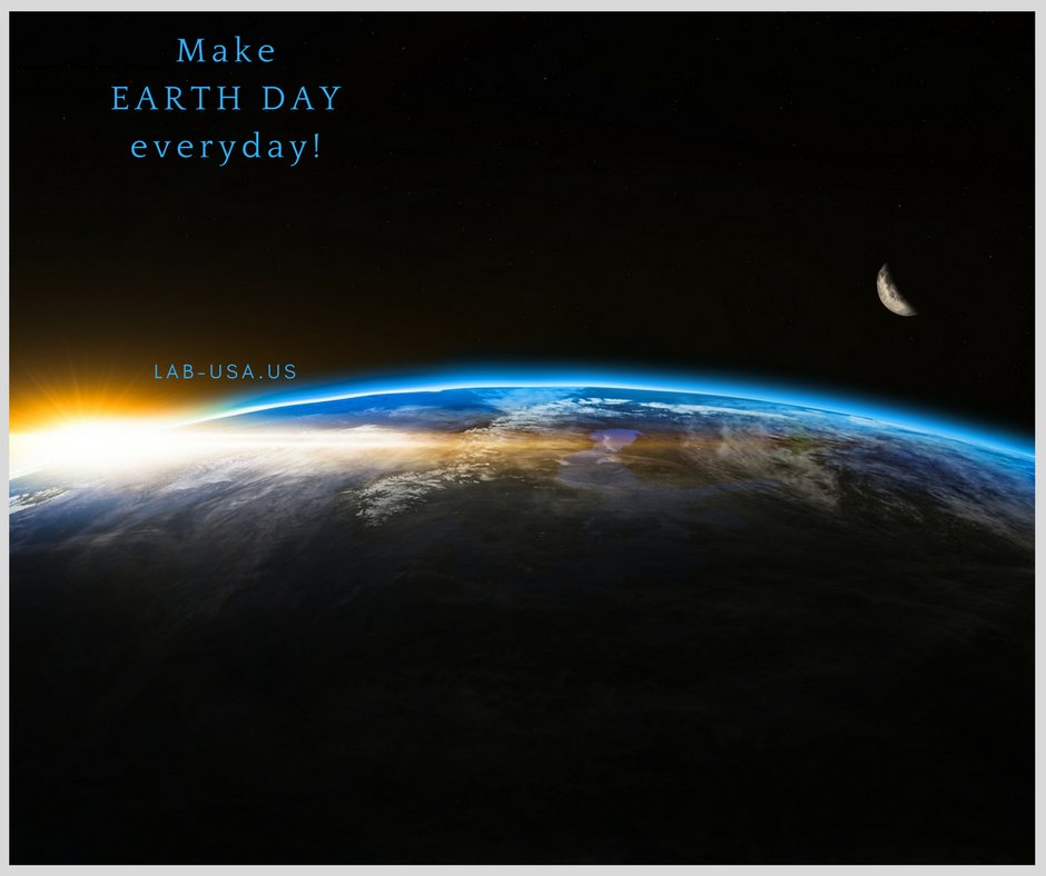 LabUSA_GB's tweet photo. Make Earth Day every day! #LabUSA #EarthDay218 https://t.co/NgISbLUfO5