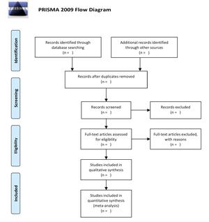 Prisma Flow Chart 2009