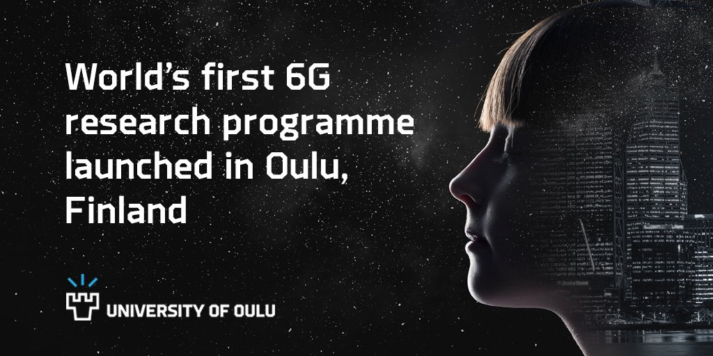 University of Oulu to begin groundbreaking 6G research as part of Academy of Finland’s flagship programme oulu.fi/university/6ge…
#6G #6GOulu #6Genesis #6GFlagship #UniOulu #CWCOulu <a href="/SuomenAkatemia/">Suomen Akatemia | Research Council of Finland</a> <a href="/AaltoUniversity/">Aalto University</a> <a href="/VTTFinland/">VTT</a> <a href="/BellLabs/">Bell Labs</a> <a href="/ITEEOulu/">Faculty of ITEE @UniOulu</a>