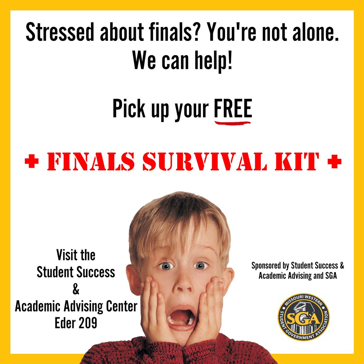 Swing by Eder 209 for some helpful finals survival tips and CANDY! We're here to help! And did we mention CANDY?