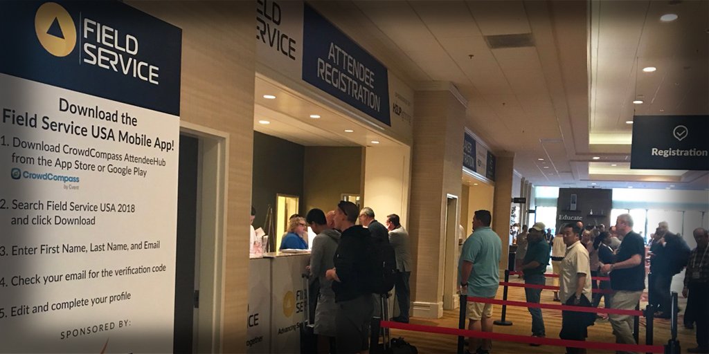 OverIT_FSM's tweet photo. Looking forward for a great day at #FieldServiceUSA! Come to visit us at booth 207, we'd like to show you how #GeocallWFM clients introduced #AR, #VR and #GIS technologies to boost their technicians’ performance and enhance #CustomerExperience!  @EngineeringSpa https://t.co/suhBqVUDBr