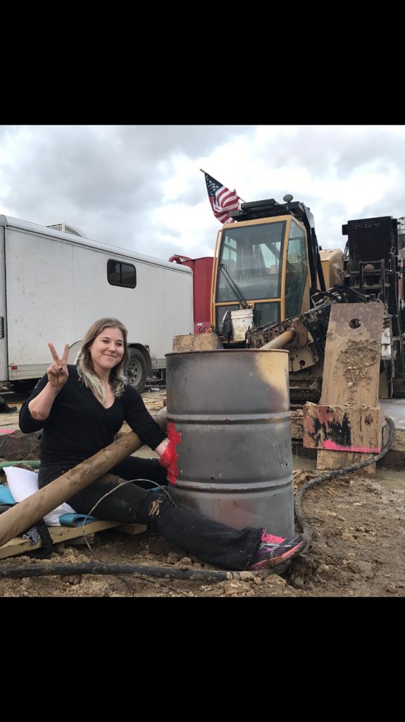 NoBayouBridge's tweet photo. Good Morning #ETP ! Is that your Horizontal Directional Drill over there??? 
#StopETP #NoBBP #LockedDown #NoBayouBridge https://t.co/OkcsYFmPF5