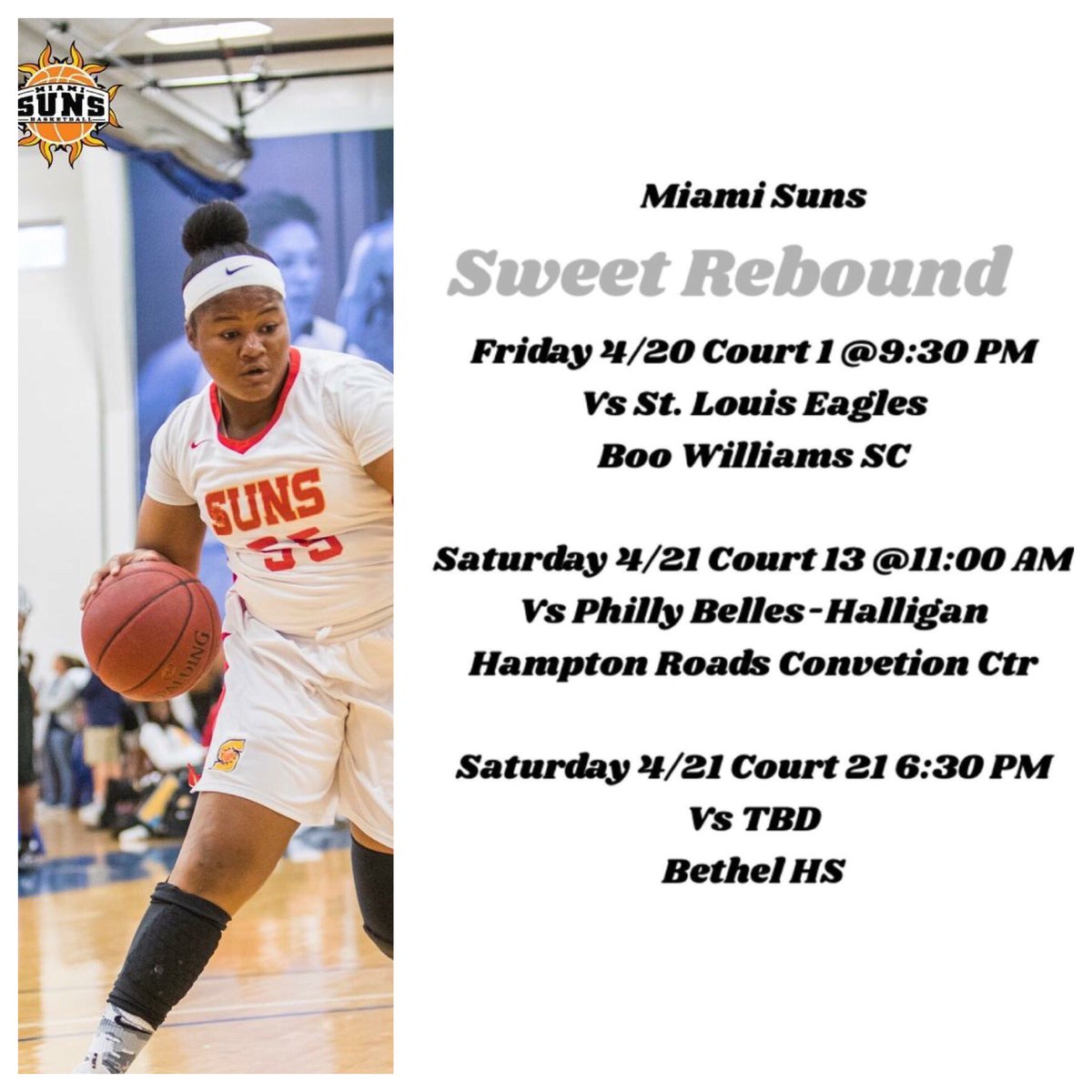 McgrathAlyanna's tweet photo. There’s going to be big things happening this weekend🙌🏽🏀 @TWBBasketball1 @MiamiSuns https://t.co/ZP4S9x7ZMQ