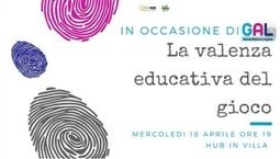 VFormigine's tweet photo. Alle 19 all'Hub in Villa:
LA VALENZA EDUCATIVA DEL #GIOCO
Laboratorio per #genitori a cura dell'associazione PlayRes https://t.co/cNxeMKTRkp