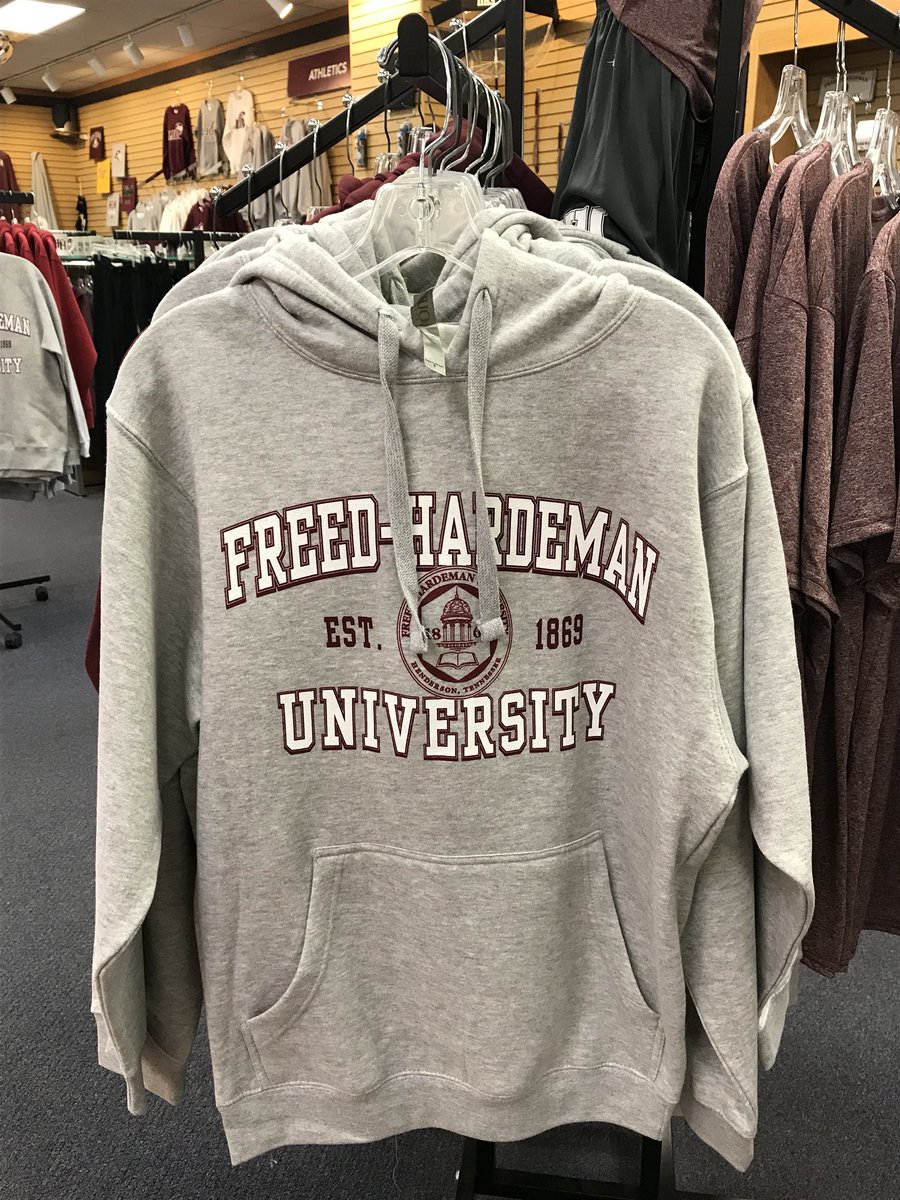 fhubookstore's tweet image. The Bookstore is here to help you get through April’s cold days! ❄️ Grab these hoodies while you still can! #FHU 🦁📚
📸: (in order) $34.98/$34.98/$34.99