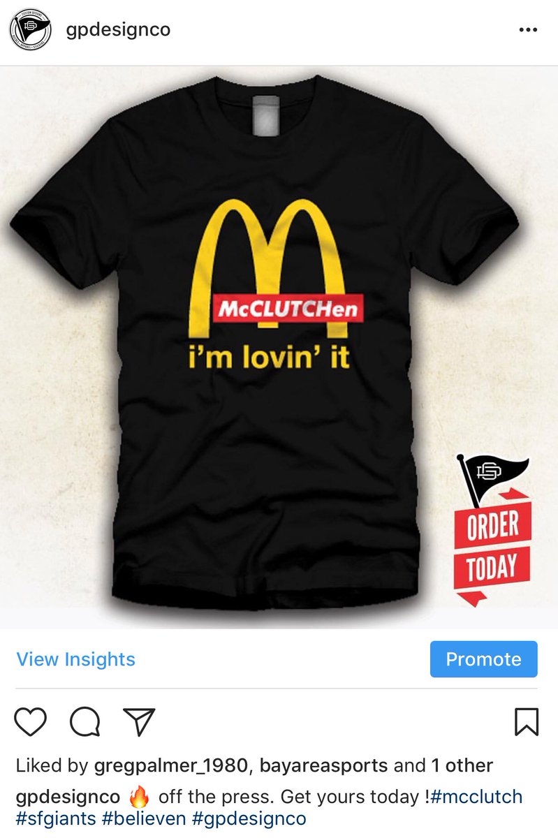 _greg_palmer's tweet photo. New shirt design in honor of 2 walk offs!! #sfgiants #mccutchen #imlovinit #gpdesignco https://t.co/ESNnzQH78N
