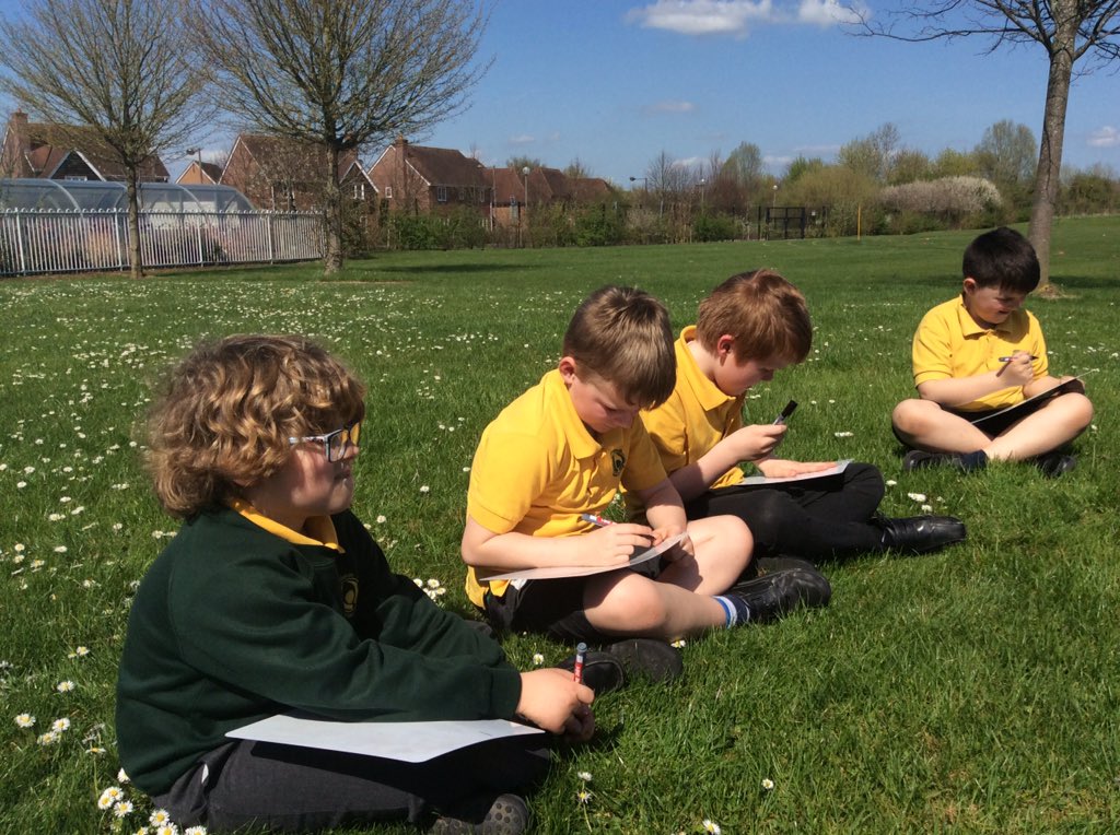 HeronsMPS's tweet photo. We took English outside this afternoon and wrote sentences to compare Charlie Bucket and Veruca Salt. #charlieandthechocolatefactory #thesameas #differentto #unlike #similarto https://t.co/C4FevGaFVW