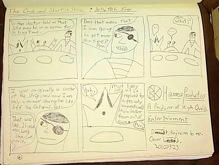 crab_starfish95's tweet photo. JELLYFISH ENVY #cartoons #CartoonNetwork #cartoonreality #cartoonmovie2018 #cartoonhentai #cartoon #comicbooks #comic #ComicCon #comics #comicjobs #ComicPOP #comico #comic1 #ComicFestaアニメ #ComicFortune #comicoPLUS #comicbookart #comicstrip #comicon2018 #comicconasia2018 https://t.co/405GCywoxK