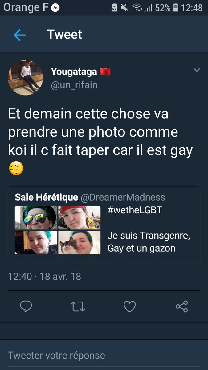 SaleHeretique's tweet photo. [TW HARCÈLEMENT/HOMOPHOBIE/TRANSPHOBIE/HAINEUX/ETC

Je vais vous montrer 1/5 des messages que j'ai reçu depuis hier soir

Ça va prendre plusieurs tweet

Pour bien vous faire comprendre la gravité de la chose https://t.co/rruNUiMKsy