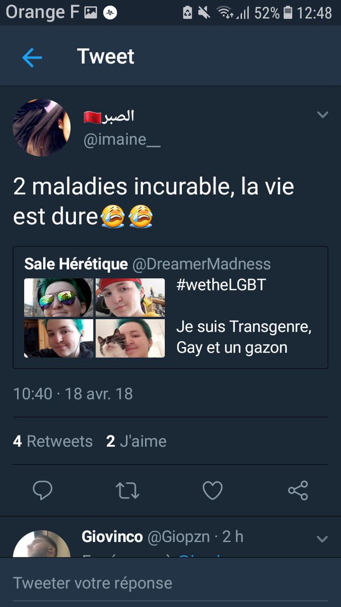 SaleHeretique's tweet photo. [TW HARCÈLEMENT/HOMOPHOBIE/TRANSPHOBIE/HAINEUX/ETC

Je vais vous montrer 1/5 des messages que j'ai reçu depuis hier soir

Ça va prendre plusieurs tweet

Pour bien vous faire comprendre la gravité de la chose https://t.co/rruNUiMKsy
