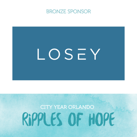 LoseyPLLC's tweet photo. Losey PLLC is a proud sponsor of City Year Orlando Ripples of Hope. Funds raised at Ripples of Hope directly support City Year's service to students in Orlando to help students stay on track to graduate. You can learn more about Ripples of Hope here. https://t.co/AQNO5cyQD1 https://t.co/dZd1IaFGor