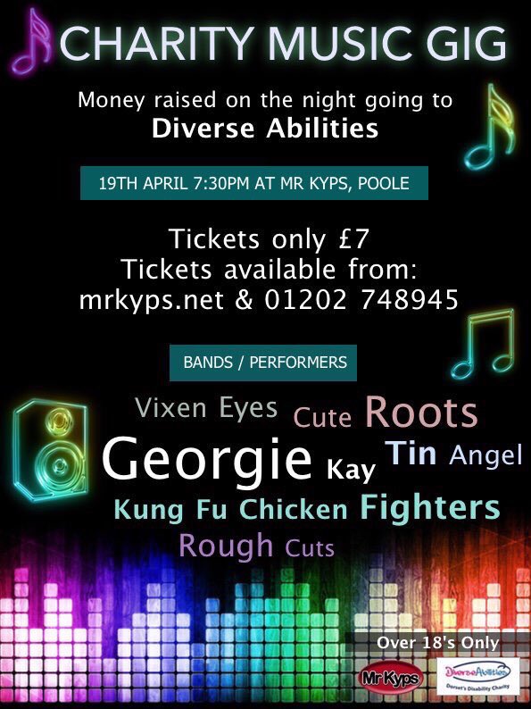 LAfundraising's tweet photo. TOMORROW NIGHT AT 7:30pm @mrkyps!

Tickets only £7 with ALL money going to @diverseability!

Tickets can be bought at https://t.co/9XacWpYYRx or on the door tomorrow night! https://t.co/atuCdmSGvf