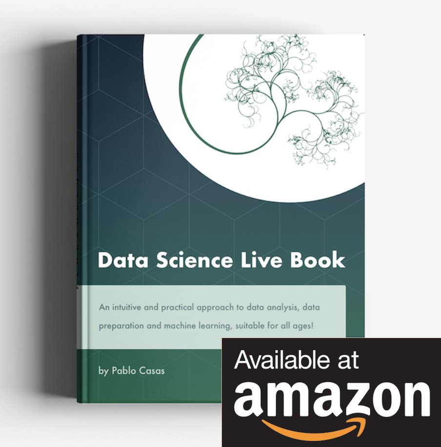 Finally! The 'Data Science Live Book' (open source) is now available at Amazon💥! Kindle &amp; Paperback versions! 🚀 

Learn #DataScience from a practical and intuitive approach using #Rstats! 

👉amazon.com/dp/9874269049👈  

As a self-publisher, shares are much appreciated :)