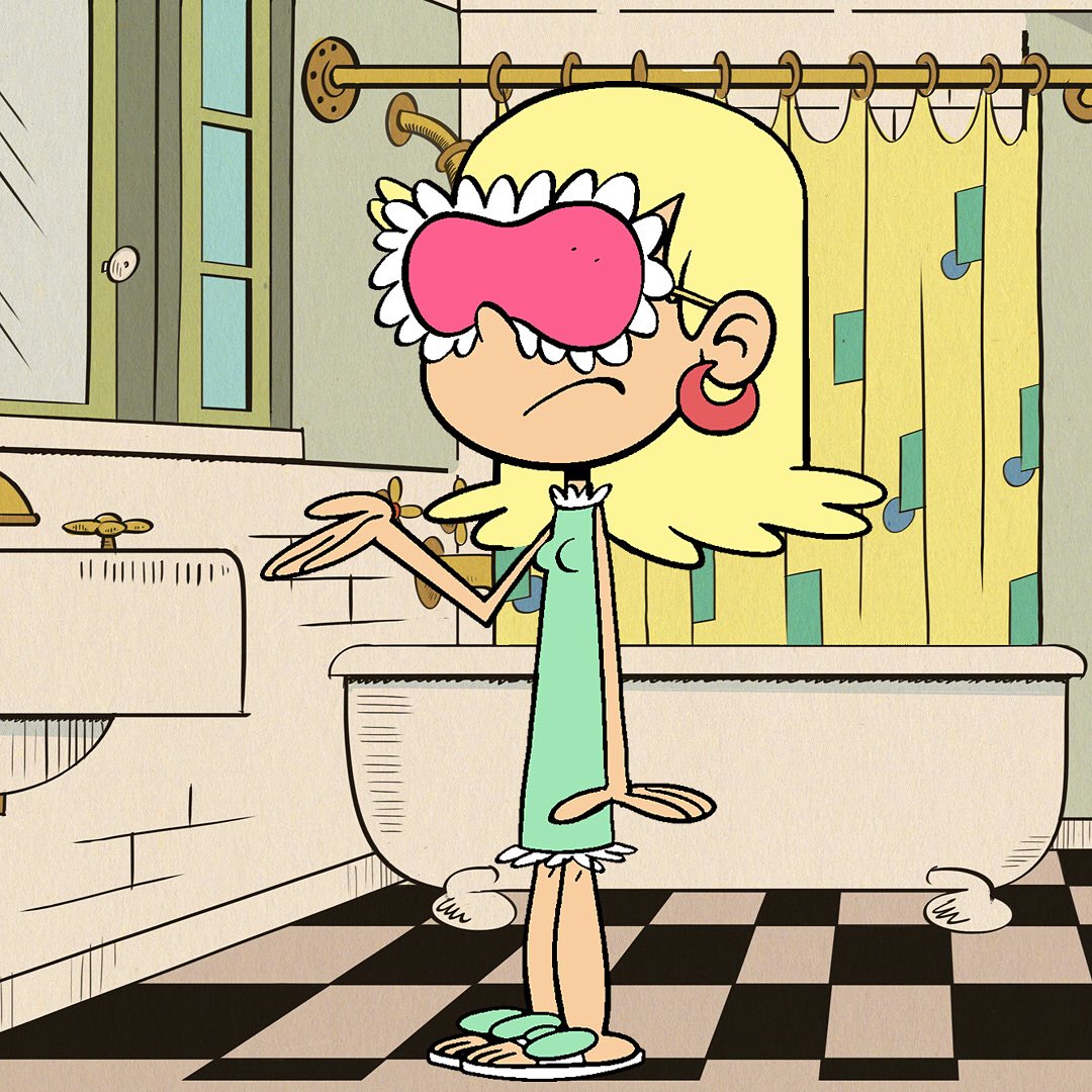 Happy National Pajama Day from Leni Loud. 😴💤 😕😒😣

#TheLoudHouse #LoudHouse 

#NationalPajamaDay 

#NationalPajamasDay

#PajamaDay #PajamasDay