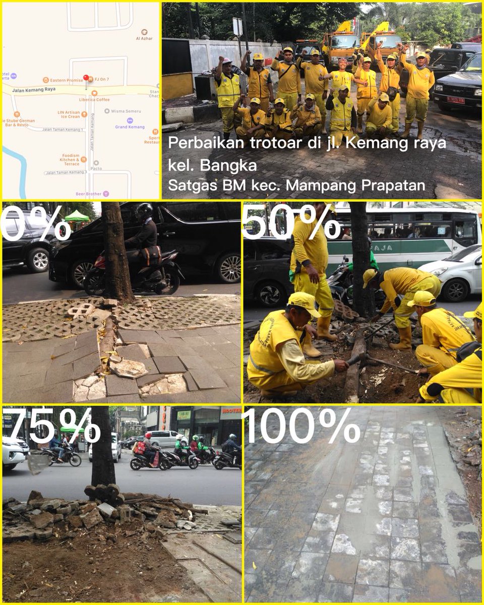SDBMmampang's tweet photo. Kegiatan SDBM Mampang prapatan. #timkuning @BinaMargaDKI @binamargajaksel @DinasPemel https://t.co/WKrZHauRAj