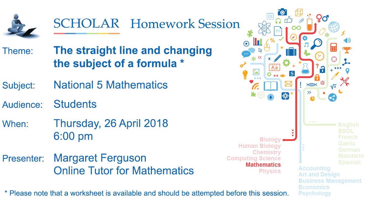 worksheet Changing The Subject Of The Formula Worksheet forfar academy maths foracadmaths twitter the subject of a formula try worksheet and join us at 600 pm today thursday 26 april httpheriot watt adobeconnect comscholarhomework m