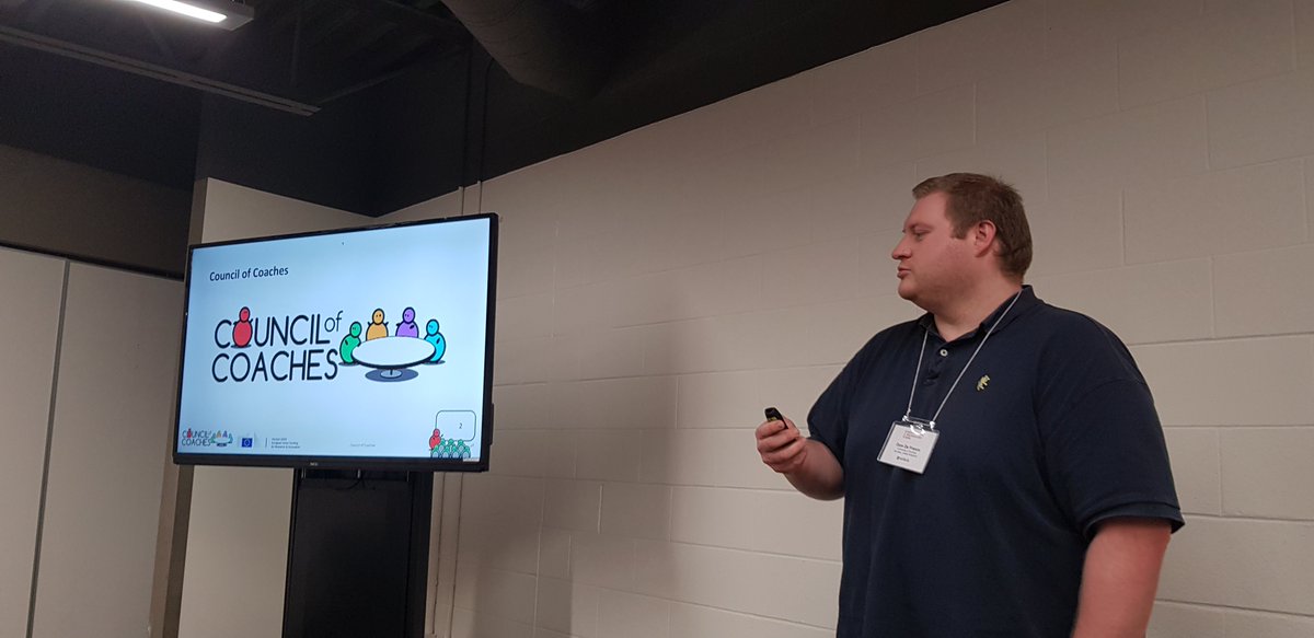 Council_Coaches's tweet photo. More coming in from Waterloo, Canada. Dominic de Franco presenting his work on Measuring Persuasiveness in Behaviour Change Support Systems #BCSS2018 Photo by @RandyKlaassen https://t.co/LHzEzb7HKc