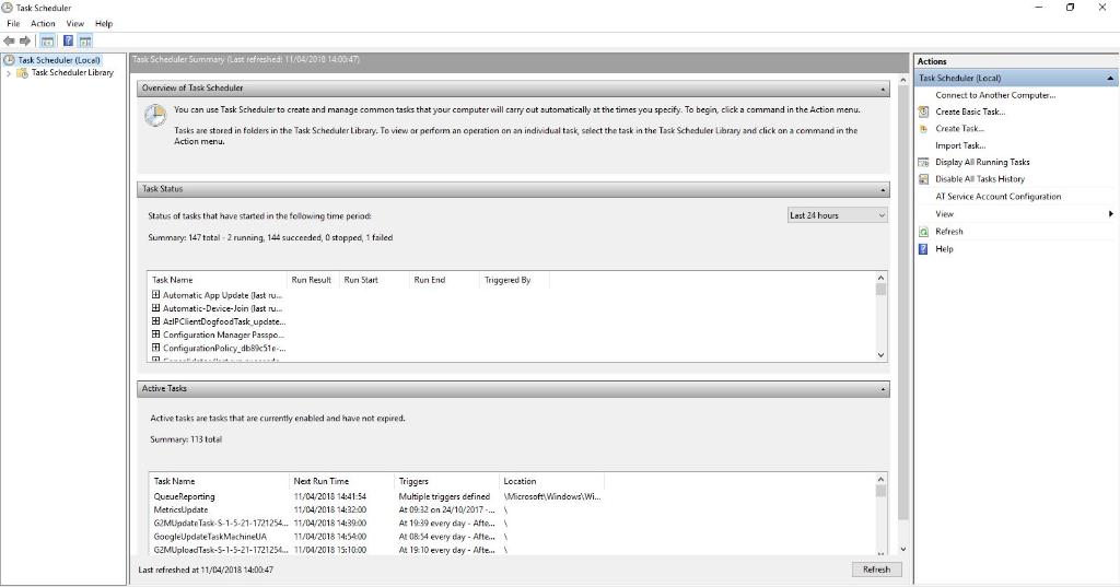 WindowsUK's tweet image. Did you know about #TaskScheduler? It lets you perform automated tasks on your computer, give it a try 😉 #Windows10
aka.ms/R5vlz4