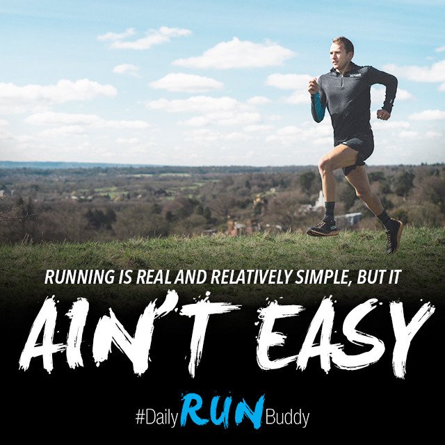 Running is real and relatively simple, but it ain't easy.
